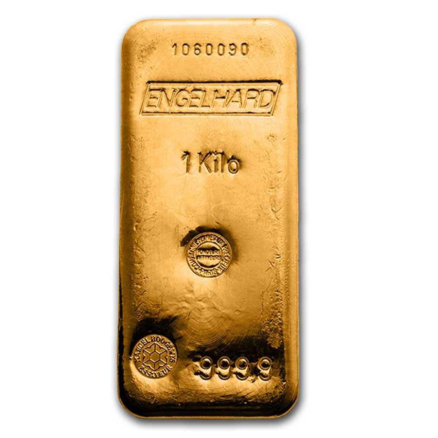 1 kilo Gold Bar - Engelhard (CPM Paris, France)