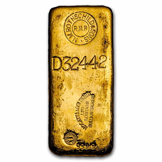 1 kilo Gold Bar - N.M. Rothschild Mocatta & Goldsmith (London) 1 kilo Gold Bar - N.M. Rothschild Mocatta & Goldsmith (London)