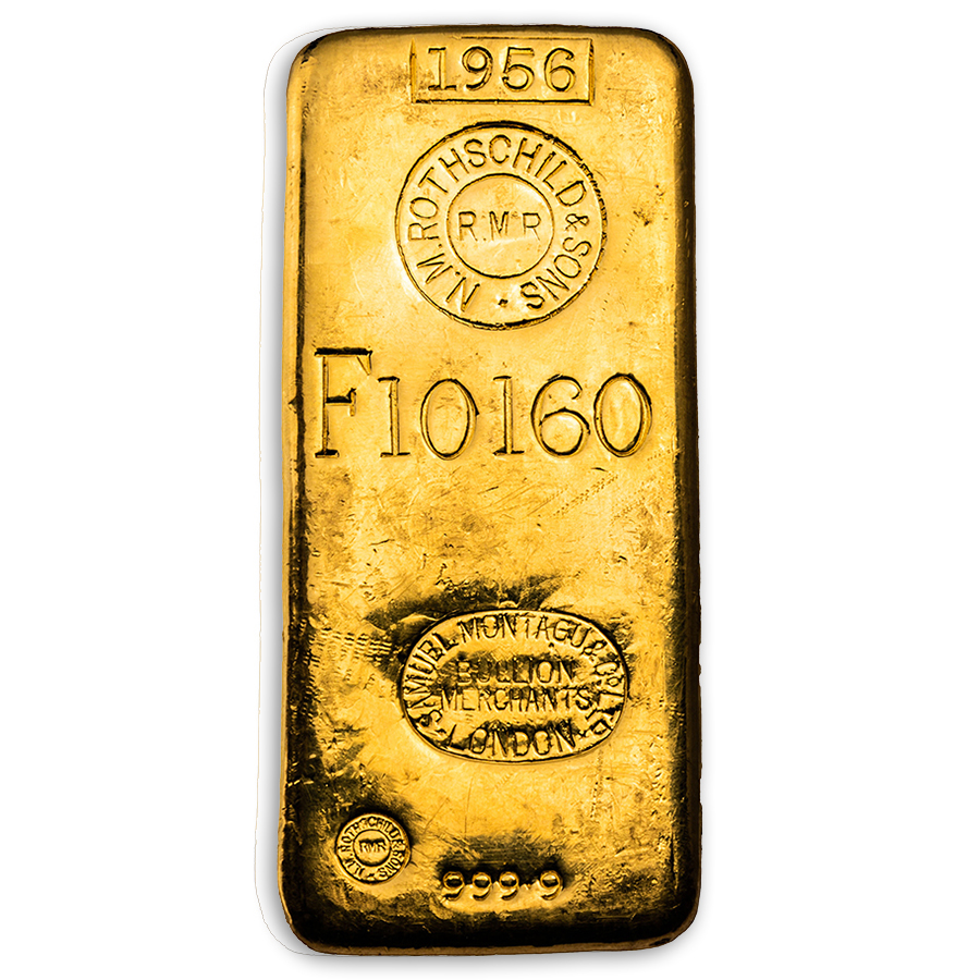 Buy 1 kilo Gold Bar - N.M. Rothschild Samuel Montagu (1956 Vintage) | APMEX