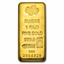 1 kilo Gold Bar - PAMP Suisse (Cast w/ Assay)
