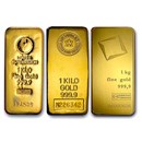 1 kilo Gold Bar - Various Mints