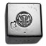 1 kilo Hand Poured Silver Cube