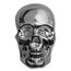 1 kilo Hand Poured Silver Skull