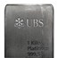 1 kilo Platinum Bar - UBS (32.15 oz)