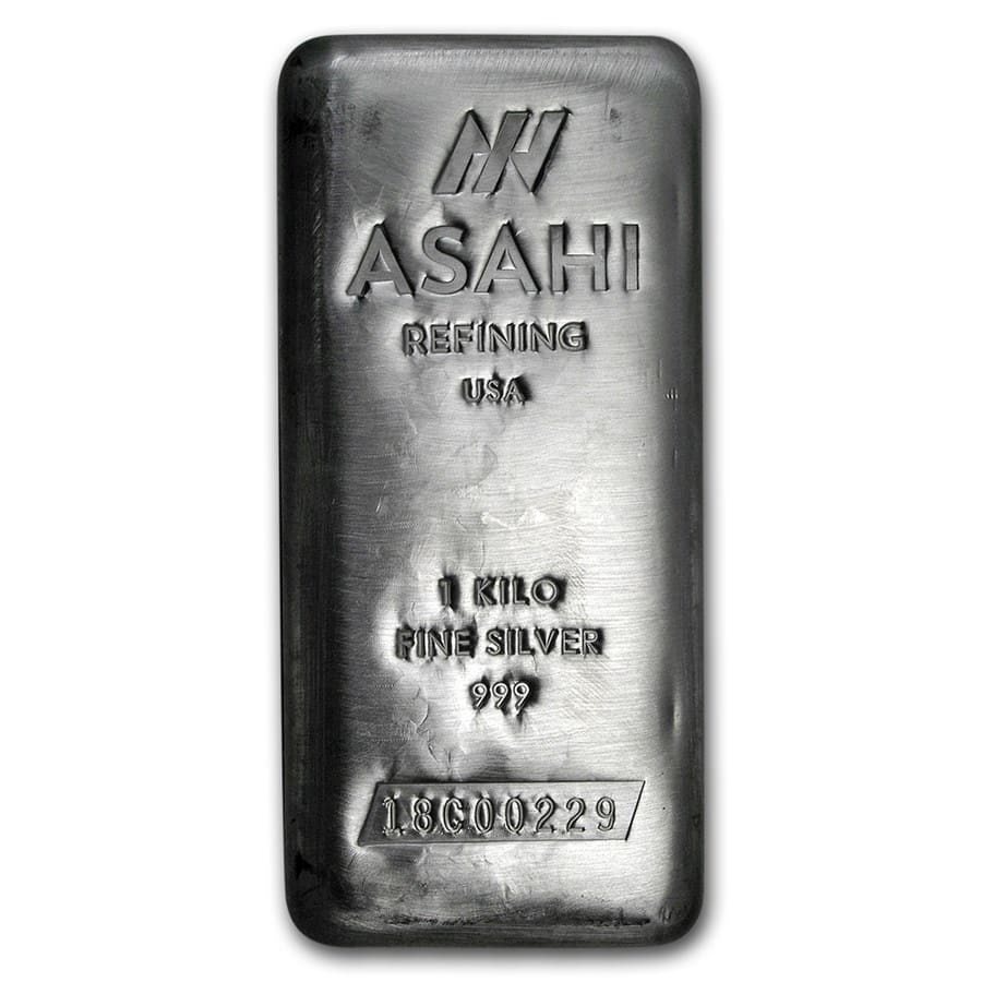 1 kilo Silver Bar - Asahi (Serialized)