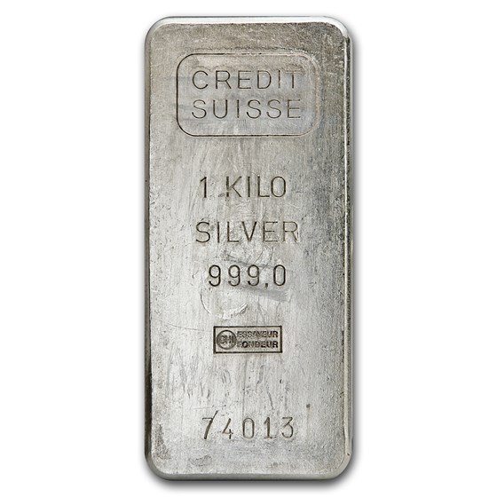 Buy 1 kilo Silver Bar Credit Suisse APMEX Buy 1 kilo Silver Bar Credit Suisse APMEX