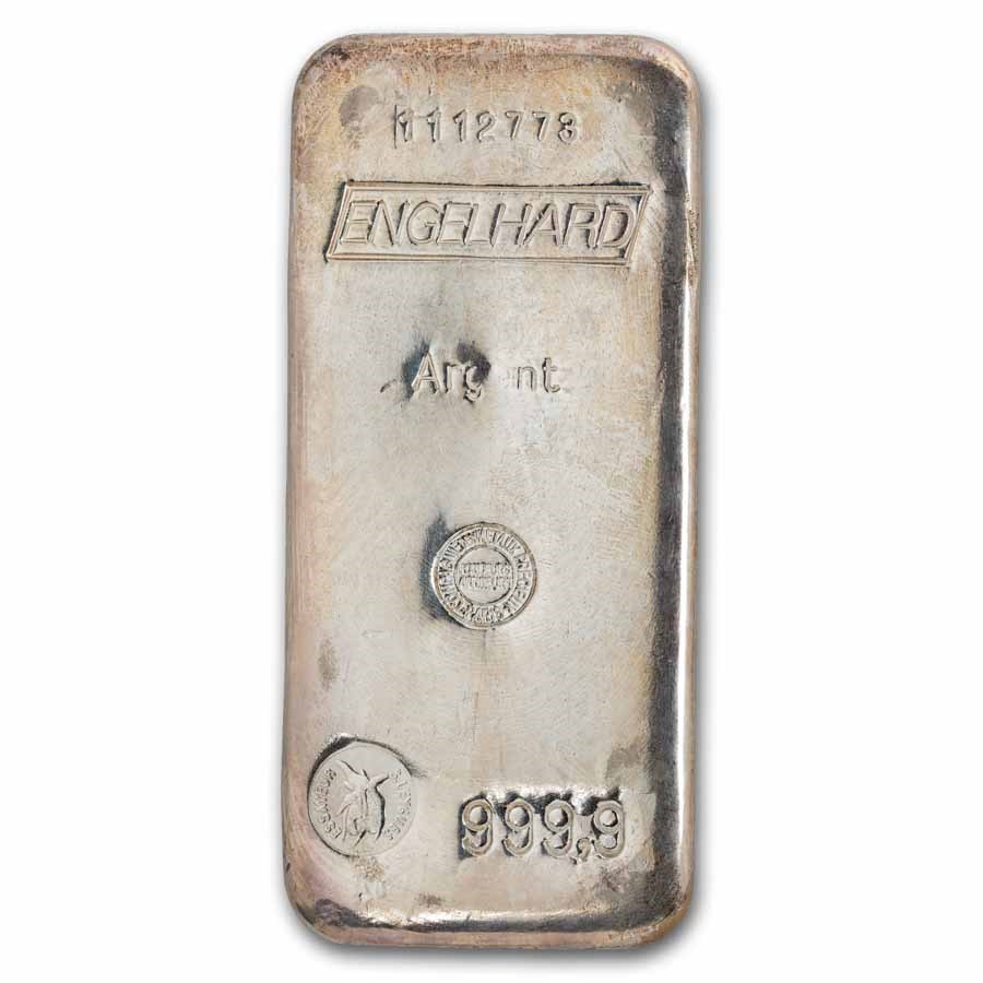 1 kilo Silver Bar - Engelhard (CPM Paris, France)