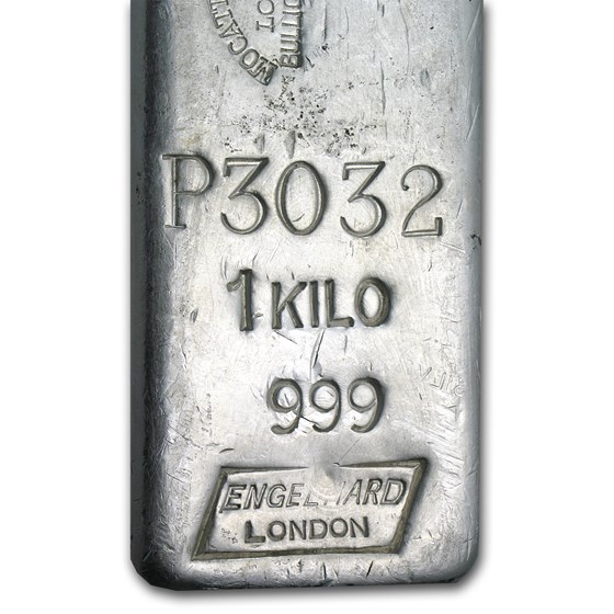 1 kilo Silver Bar - Engelhard (Mocatta Metals/London) 1 kilo Silver Bar - Engelhard (Mocatta Metals/London)