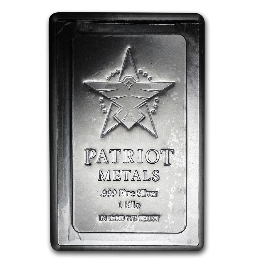 1 kilo Silver Bar - Patriot Metals