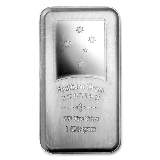1 kilo Silver Bar - Southern Cross Bullion (Minted) 1 kilo Silver Bar - Southern Cross Bullion (Minted)