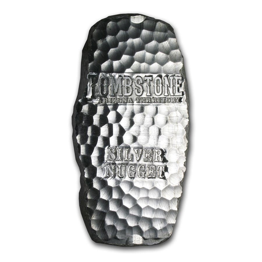 1 kilo Silver Bar - Tombstone Silver Nugget