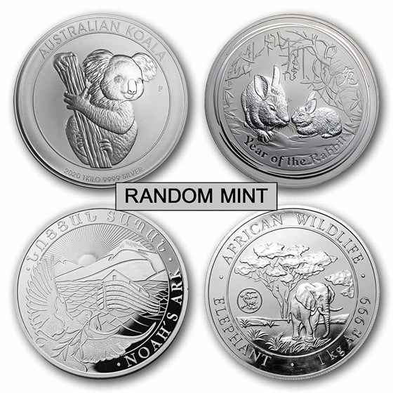 1 kilo Silver Coin - Random Mint