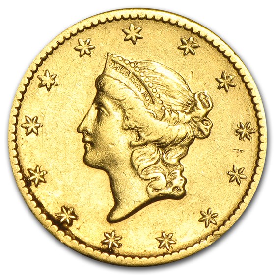 $1 Liberty Head Gold Dollar Type 1 (Cleaned) $1 Liberty Head Gold Dollar Type 1 (Cleaned)
