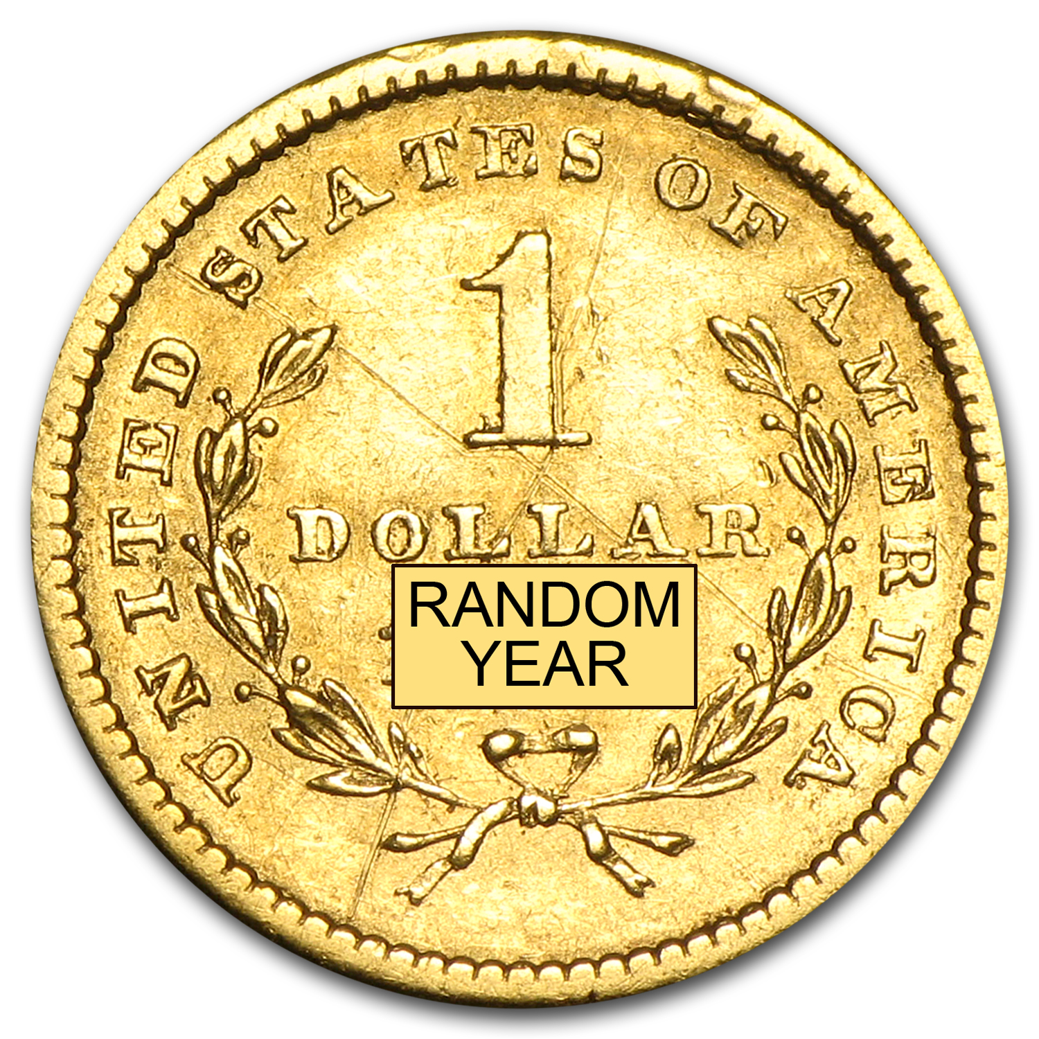 Buy $1 Liberty Head Gold Dollar Type 1 (Cleaned) | APMEX