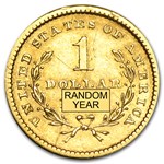$1 Liberty Head Gold Dollar Type 1 (Cleaned)
