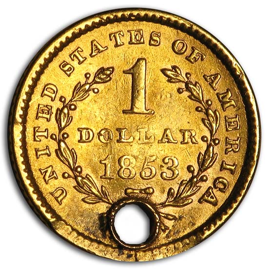 Buy $1 Liberty Head Gold Dollar Type 1 (Damaged) | APMEX