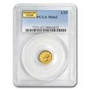 $1 Liberty Head Gold Dollar Type 1 MS-62 NGC/PCGS