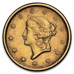 $1 Liberty Head Gold Dollar Type 1 VF (Random Year)