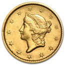 $1 Liberty Head Gold Dollar Type 1 XF (Random Year)