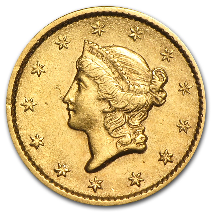 $1 Liberty Head Gold Dollar Type 1 XF (Random Year)