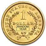 $1 Liberty Head Gold Dollar Type 1 XF (Random Year)