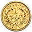 $1 Liberty Head Gold Dollar Type 1 XF (Random Year)