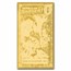 1 New Hampshire Goldback - Aurum Gold Foil Note (24k)