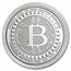 1 oz Ag BU Round - Bitcoin Value Conversion | QR Code