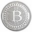 1 oz Ag BU Round - Bitcoin Value Conversion | QR Code