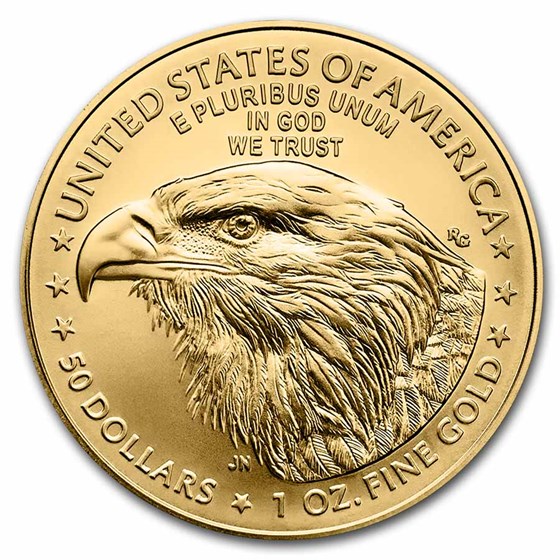 Buy 1 oz American Gold Eagle 50 Gold Coin BU APMEX