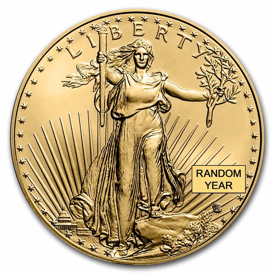 Buy 1 oz American Gold Eagle Coin (Random Year)