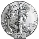 1 oz American Silver Eagle Coin BU (Random Year) - AT SPOT!