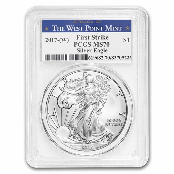 1 oz American Silver Eagle MS-70 PCGS (Random Year, FirstStrike®) 1 oz American Silver Eagle MS-70 PCGS (Random Year, FirstStrike®)