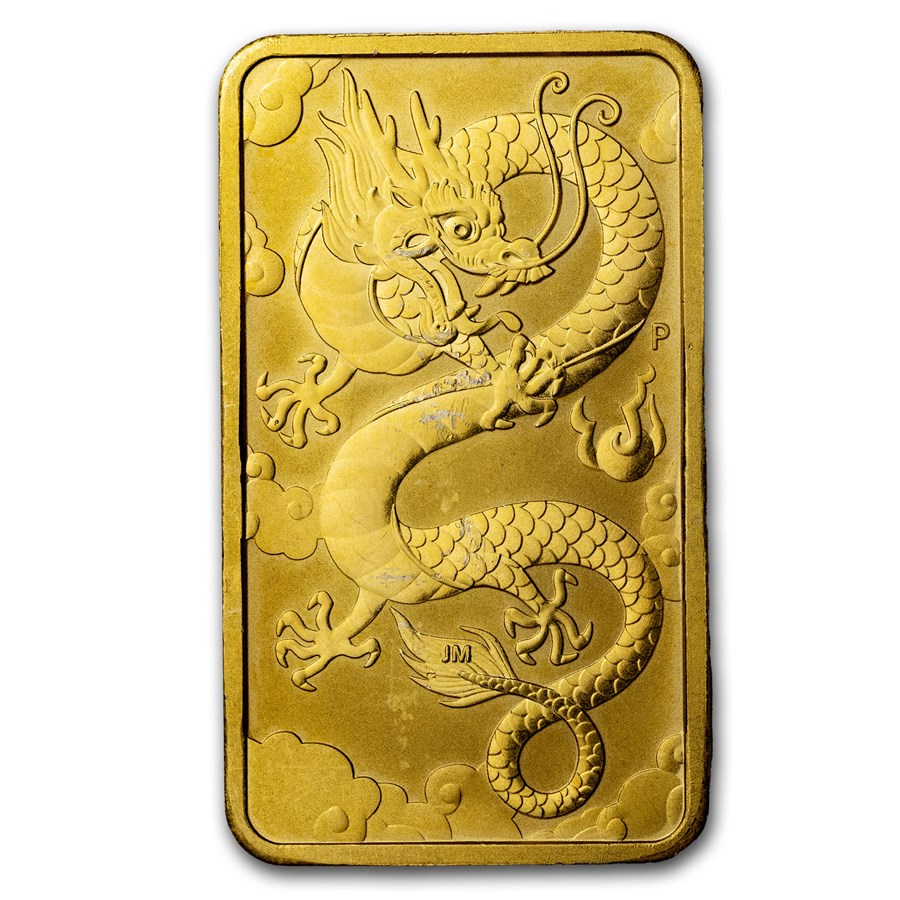 1 oz Australia Gold Dragon BU (Random Year)