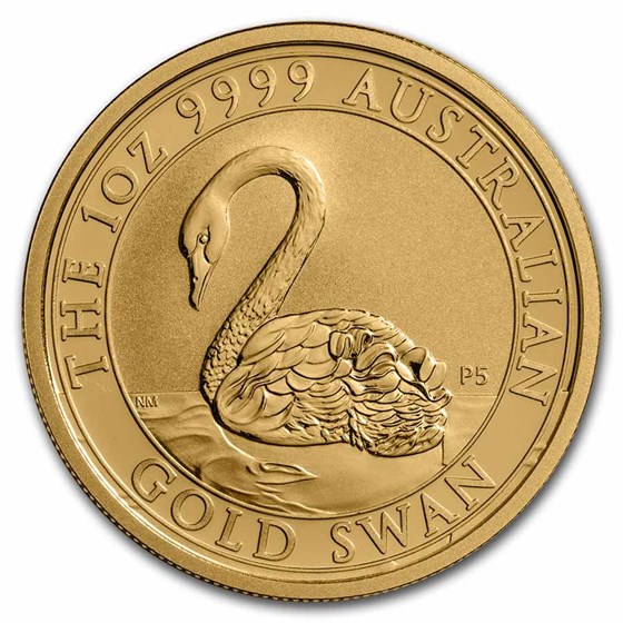 1 oz Australian Gold Swan BU (Random Year) 1 oz Australian Gold Swan BU (Random Year)