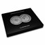 1 oz Australian Silver Kangaroo 20-Piece Black Presentation Box