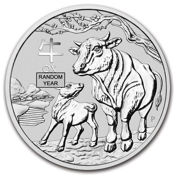 1 oz Australian Silver Lunar BU (Random Year) 1 oz Australian Silver Lunar BU (Random Year)