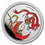 1 oz Colorized Proof Silver - Lunar "Dragon" by D.G. Smalling