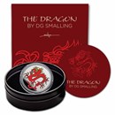 1 oz Colorized Proof Silver - Lunar "Dragon" by D.G. Smalling