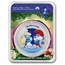 1 oz Colorized Silver Round - Smurfs Movie 2025