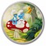 1 oz Colorized Silver Round - Smurfs Movie 2025
