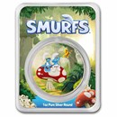 1 oz Colorized Silver Round - Smurfs Movie 2025