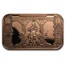 1 oz Copper Bar - $10 Bison Banknote Replica