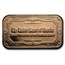 1 oz Copper Bar - $1000 Grover Cleveland Banknote Replica
