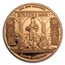 1 oz Copper Round - $10 Bison Banknote Replica