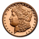 1 oz Copper Round - 9Fine Mint (Morgan Dollar)