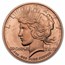 1 oz Copper Round - 9Fine Mint (Peace Dollar)