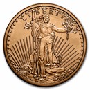 1 oz Copper Round - 9Fine Mint (St. Gaudens) 1 oz Copper Round - 9Fine Mint (St. Gaudens)