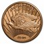1 oz Copper Round - 9Fine Mint (St. Gaudens)