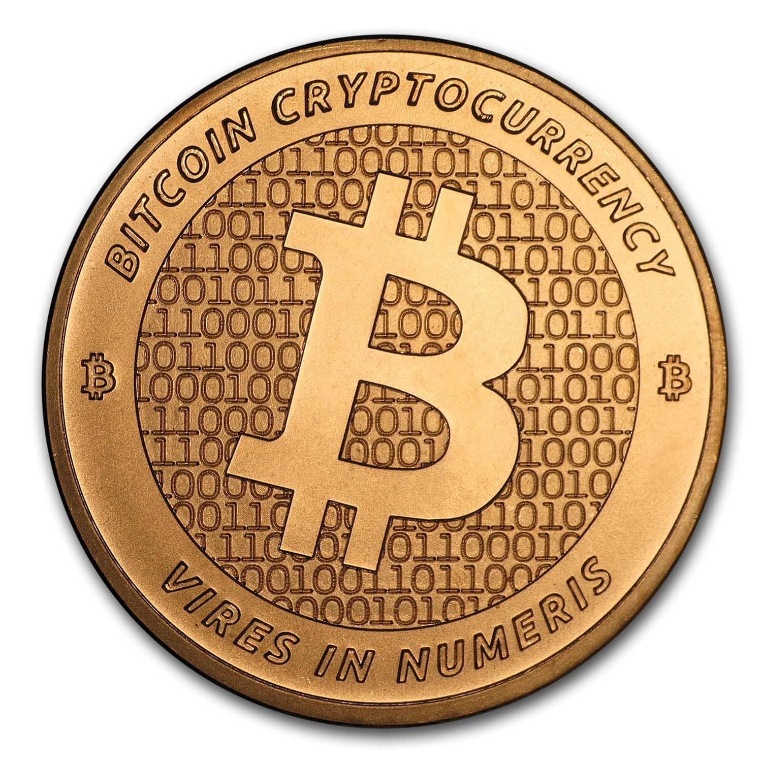 With Protective Case Bitcoin Details about   1oz Copper Round 